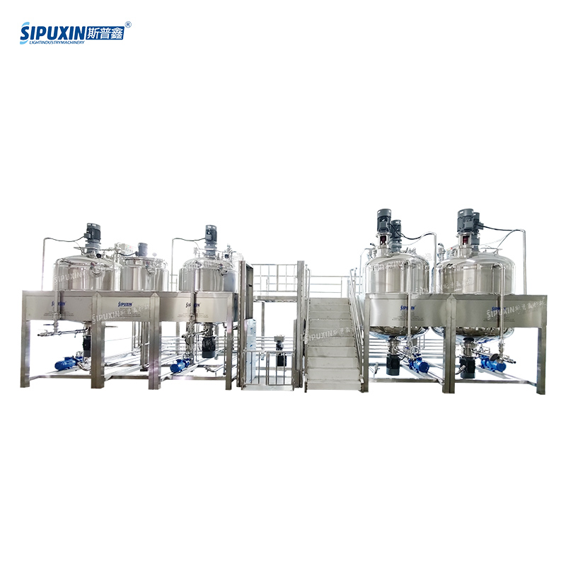 Combination vacuum homogenizer mixer hot selling right now!